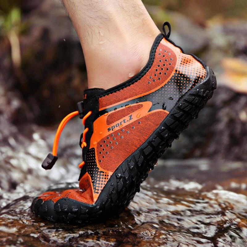 Chaussures d'eau de sport d'extérieur d'été pour hommes antidérapantes de plage, chaussures de rivière pieds nus, chaussures aquatiques à séchage rapide, pieds nus pour la plage, la natation, la rivière, la piscine, le lac, la randonnée, le kayak, le surf