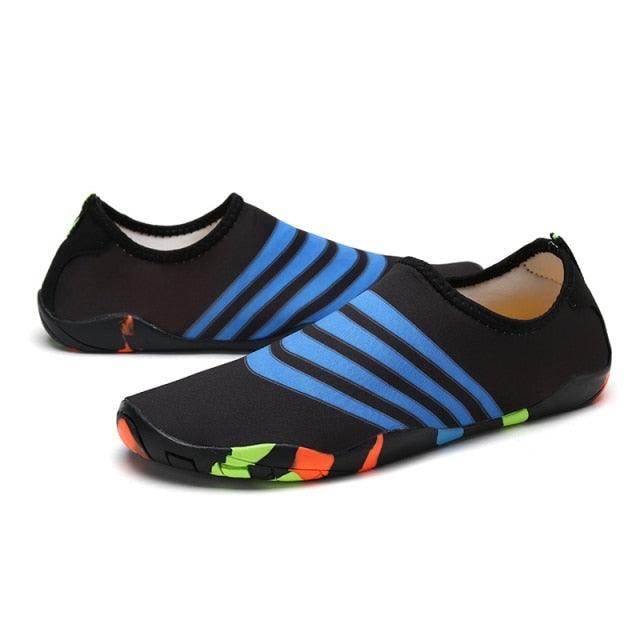 Chaussures d'eau de sport d'extérieur d'été pour hommes antidérapantes de plage, chaussures de rivière pieds nus, chaussures aquatiques à séchage rapide, pieds nus pour la plage, la natation, la rivière, la piscine, le lac, la randonnée, le kayak, le surf
