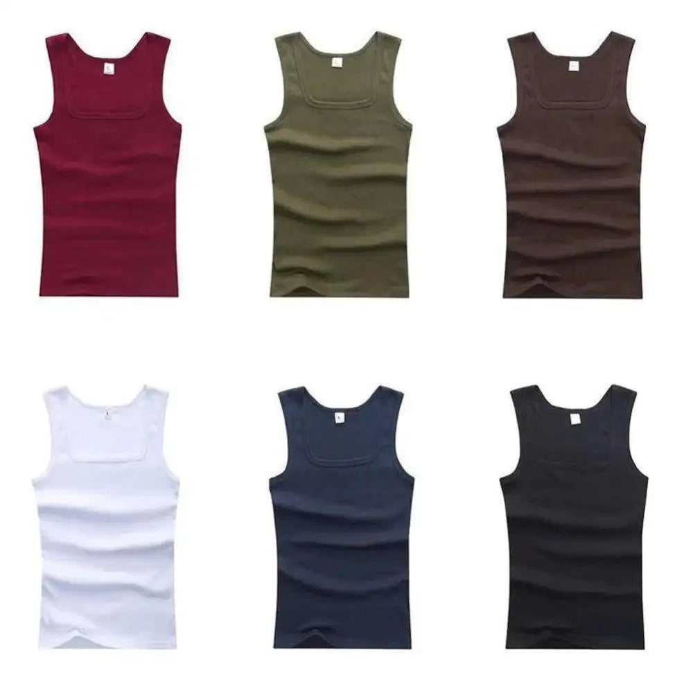 Débardeurs d'été grande taille pour hommes - Élégants hauts noirs, blancs et gris - Débardeur sans manches - Débardeur de fitness pour hommes - Débardeur de musculation - Gilet d'été pour hommes - Gilet décontracté de gym - Vêtements sans manches
