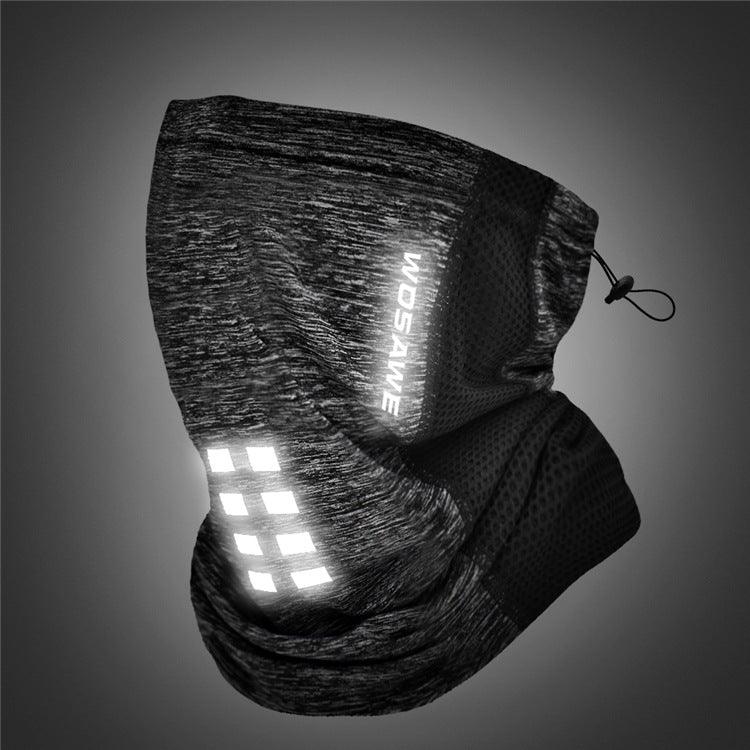 Bandana Réfléchissant Cyclisme Été Écharpe Cache-Cou Respirant Anti-UV Soie Glacée Vélo VTT Moto Protection Randonnée Camping Camouflage Visage Shemagh