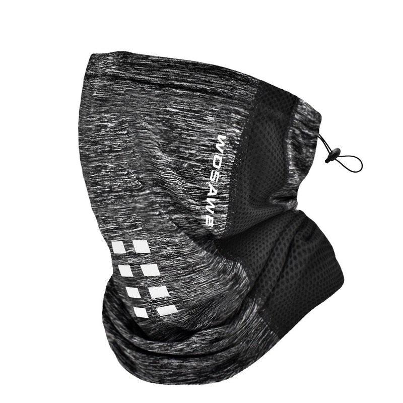 Bandana Réfléchissant Cyclisme Été Écharpe Cache-Cou Respirant Anti-UV Soie Glacée Vélo VTT Moto Protection Randonnée Camping Camouflage Visage Shemagh