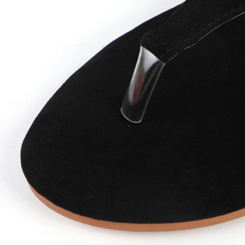 Sandales d'été pour femmes, mode à semelle épaisse, chaussures à pince d'orteil pour femmes, sandales de plage extérieures, sandales plates, sandales d'été respirantes à bout ouvert avec bride à la cheville, sandales pour femmes avec boucle réglable