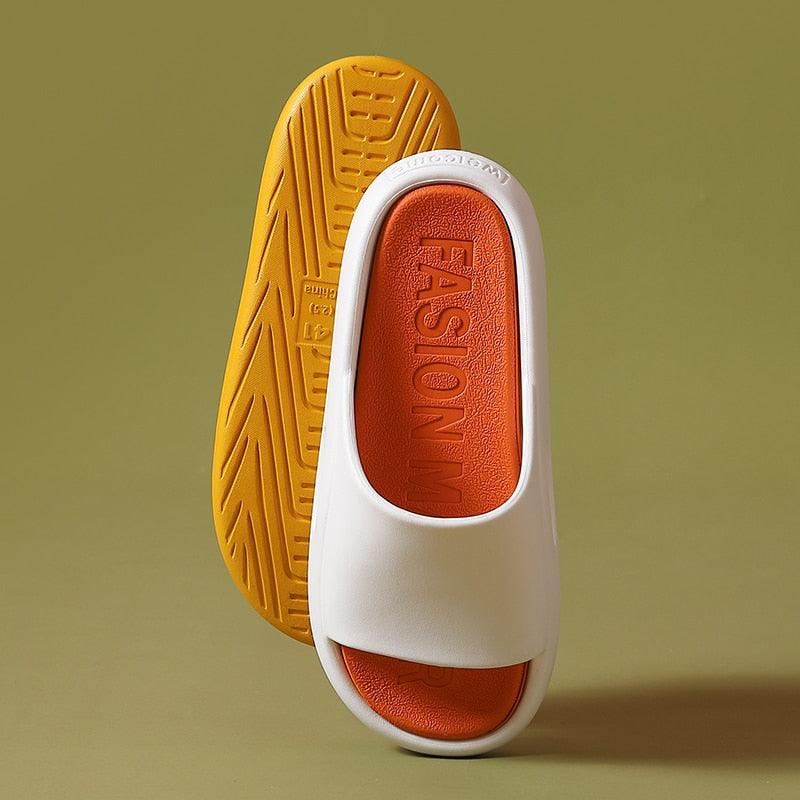 Chaussons d'été pour femmes, sandales de plage décontractées, chaussures de sport à semelle épaisse et antidérapante pour hommes, claquettes de piscine et de douche, sandales confortables à bout ouvert