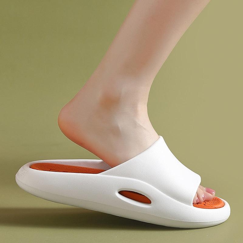 Chaussons d'été pour femmes, sandales de plage décontractées, chaussures de sport à semelle épaisse et antidérapante pour hommes, claquettes de piscine et de douche, sandales confortables à bout ouvert