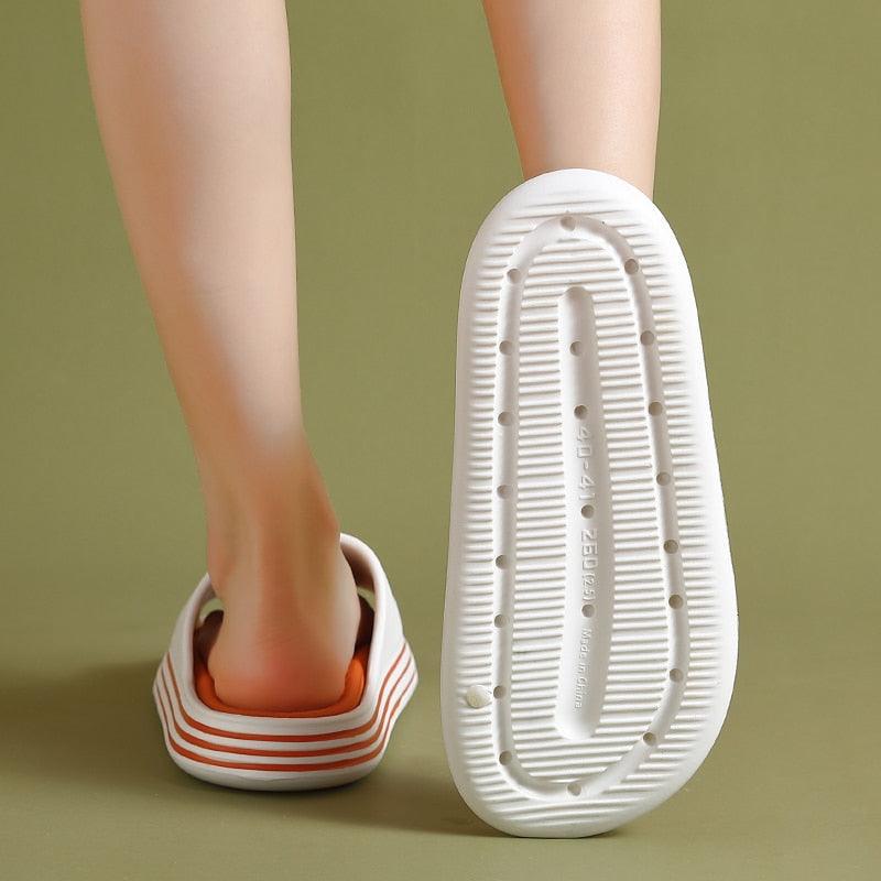 Chaussons d'été pour femmes, sandales de plage décontractées, chaussures de sport à semelle épaisse et antidérapante pour hommes, claquettes de piscine et de douche, sandales confortables à bout ouvert
