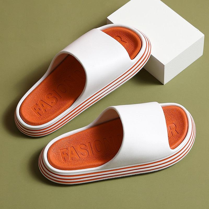 Chaussons d'été pour femmes, sandales de plage décontractées, chaussures de sport à semelle épaisse et antidérapante pour hommes, claquettes de piscine et de douche, sandales confortables à bout ouvert