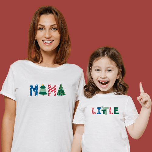 t-shirt graphique adulte | maman hiver