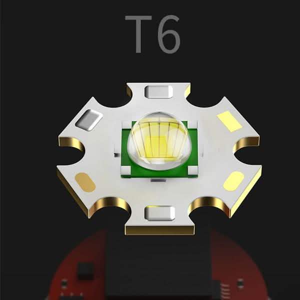 Lampe de poche LED super brillante en ABS à faisceau focalisé
