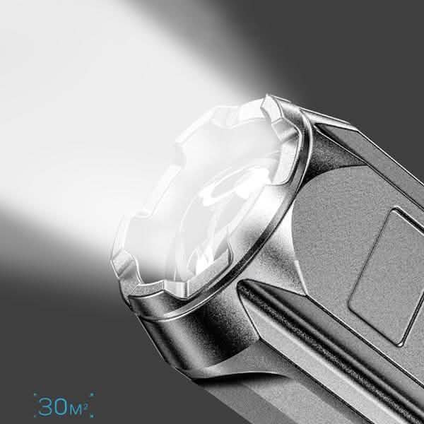 Lampe de poche LED super brillante en ABS à faisceau focalisé