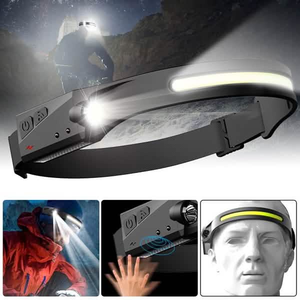 Lampe Frontale LED Super Lumineuse Rechargeable