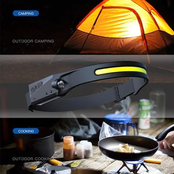Lampe Frontale LED Super Lumineuse Rechargeable