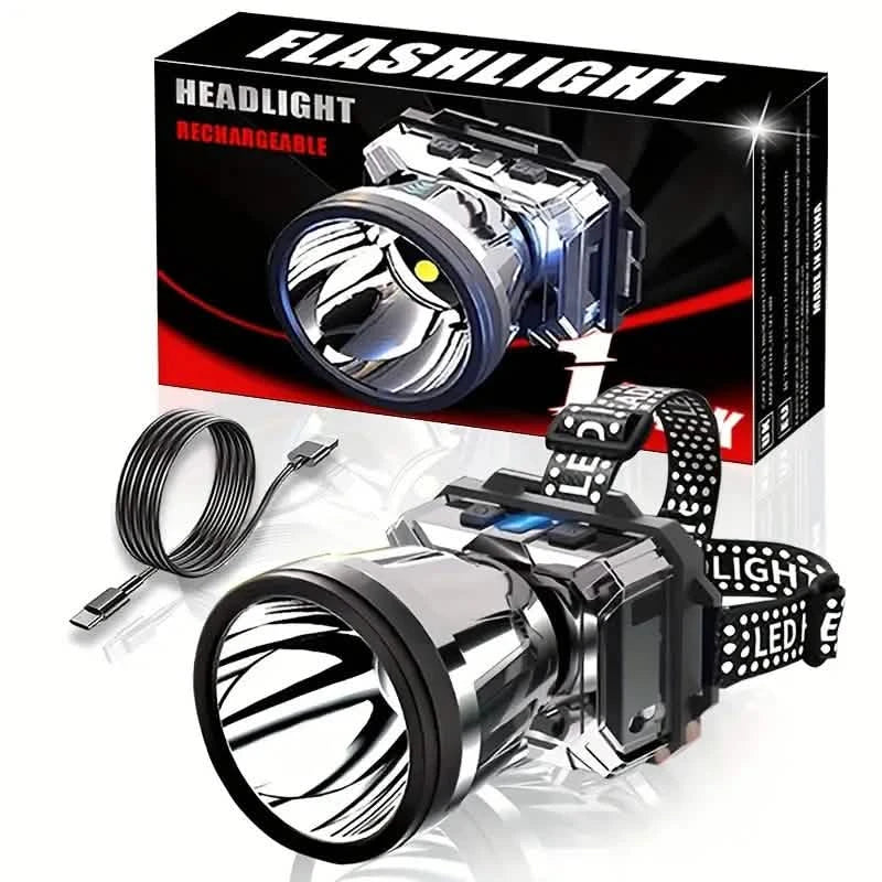 Phare avant rechargeable par USB super lumineux