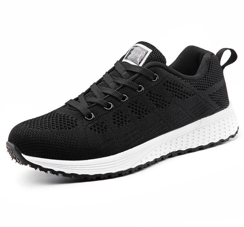 Baskets super légères pour femmes, chaussures de sport vulcanisées, baskets blanches décontractées pour femmes, chaussures plates élégantes et souples, respirantes, antidérapantes et confortables.