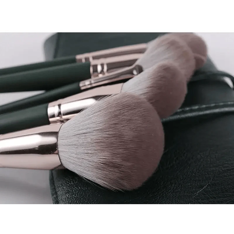 Lot de 14 pinceaux de maquillage professionnels de qualité supérieure pour fond de teint, poudre, blush, fard à paupières, mélangeur à lèvres en bois