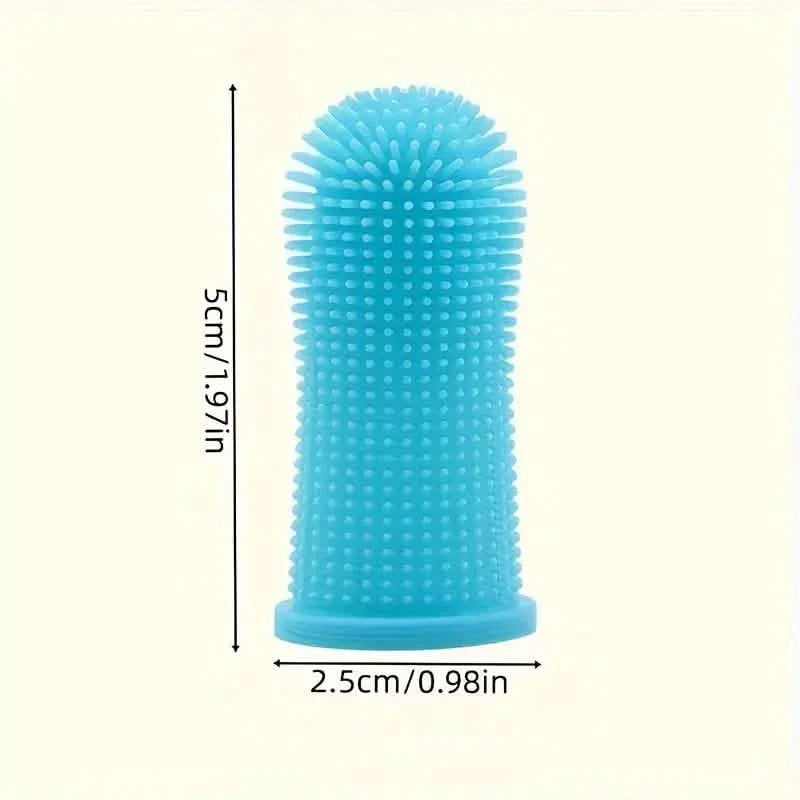 Brosse à dents en silicone super doux pour les dents de chien ou de chat