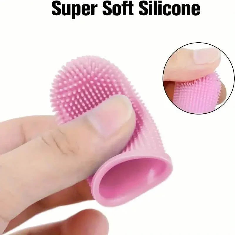 Brosse à dents en silicone super doux pour les dents de chien ou de chat