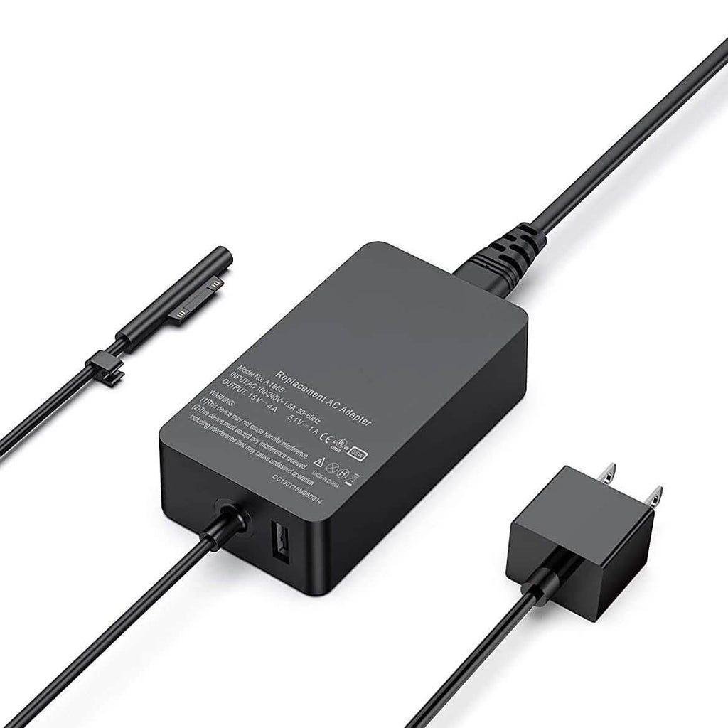 Chargeur Surface Pro 65W pour Surface Pro 3/4/5/6/7
