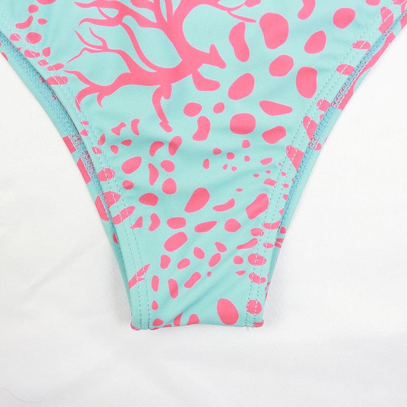 Maillot de bain de surf pour femme Bikini manches longues Maillot de bain imprimé tigre Push Up Maillot de bain d'été deux pièces Rash Guard de surf Bikini manches longues Ensemble maillot de bain
