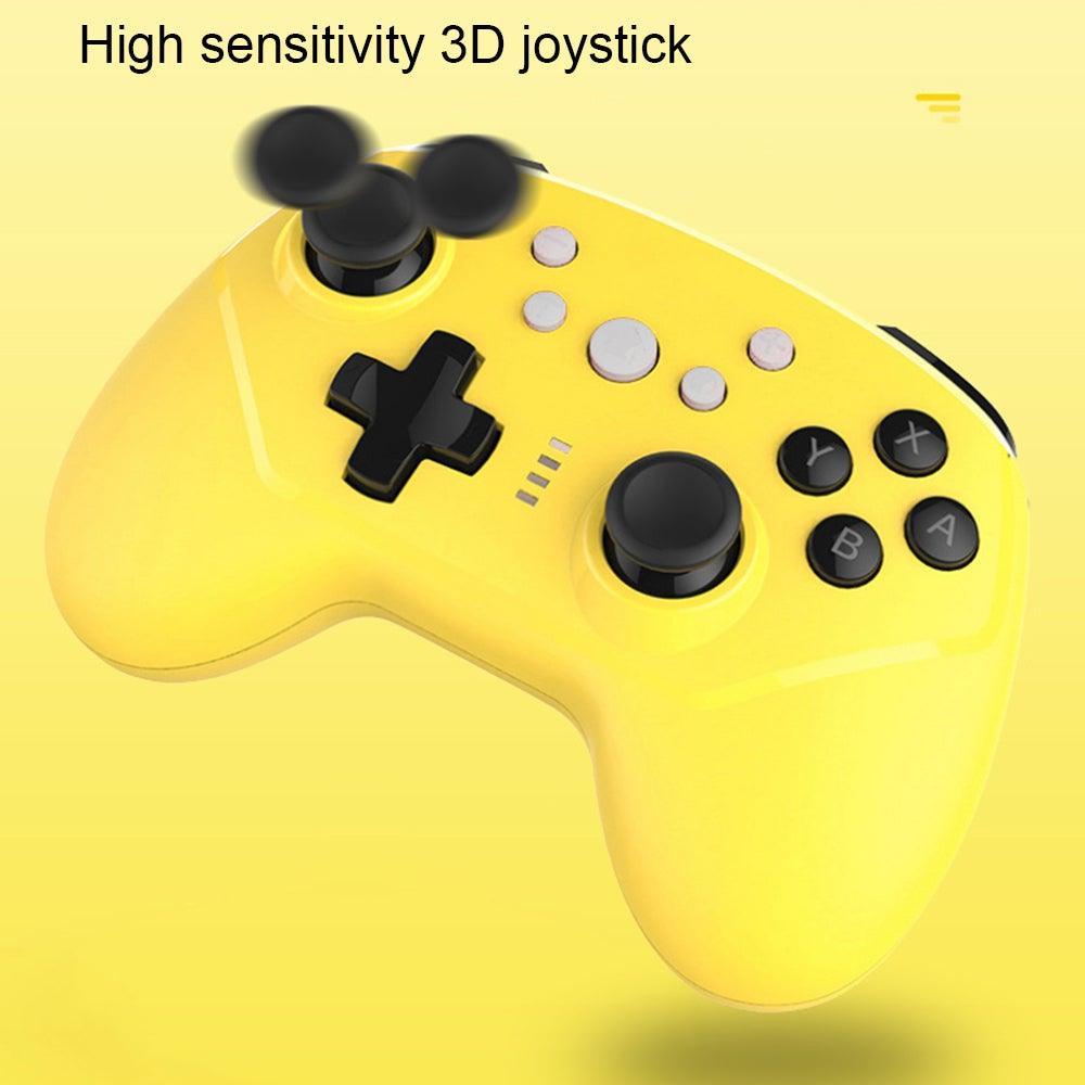 Manette de jeu Bluetooth sans fil durable avec vibration, compatible avec PC et ordinateur portable