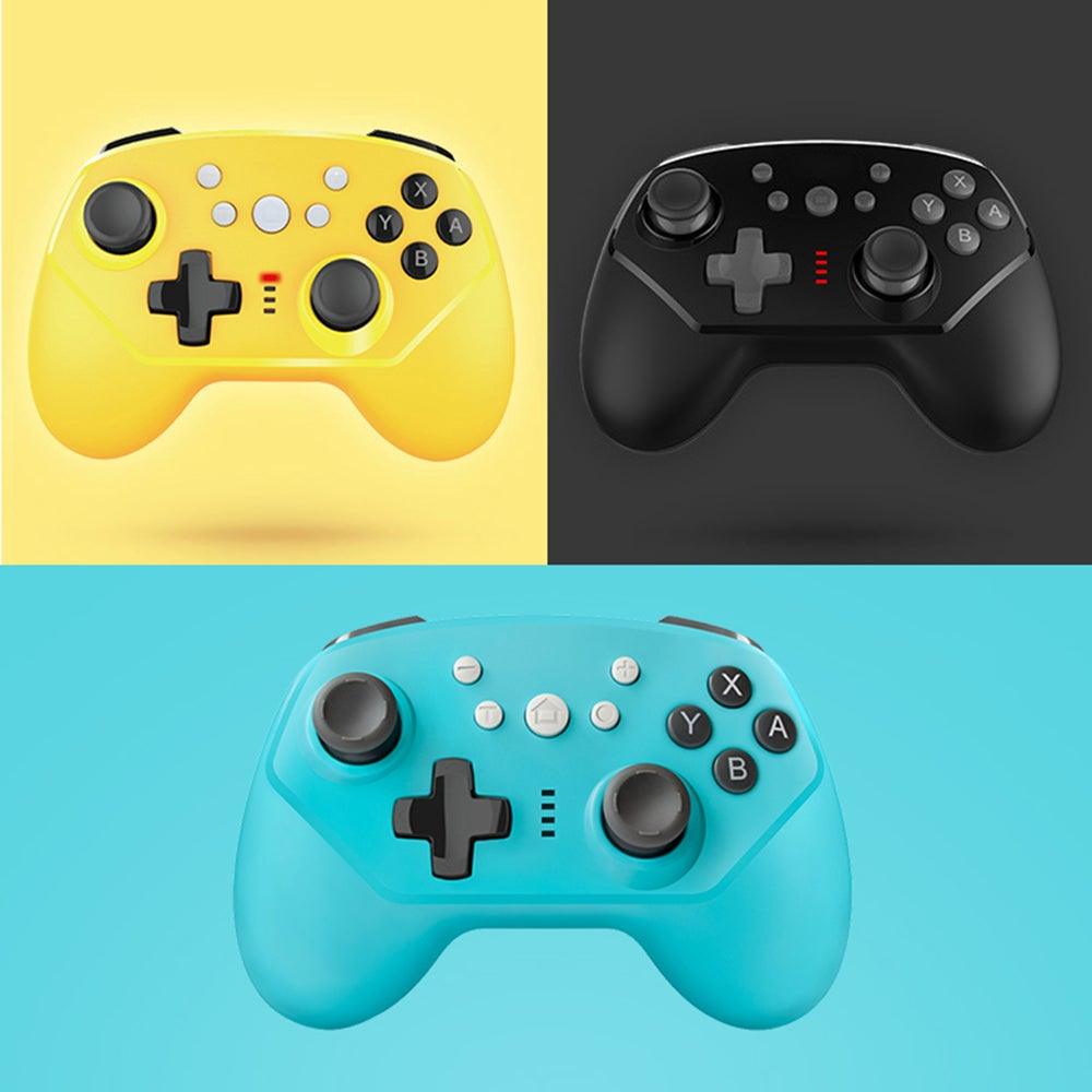Manette de jeu Bluetooth sans fil durable avec vibration, compatible avec PC et ordinateur portable