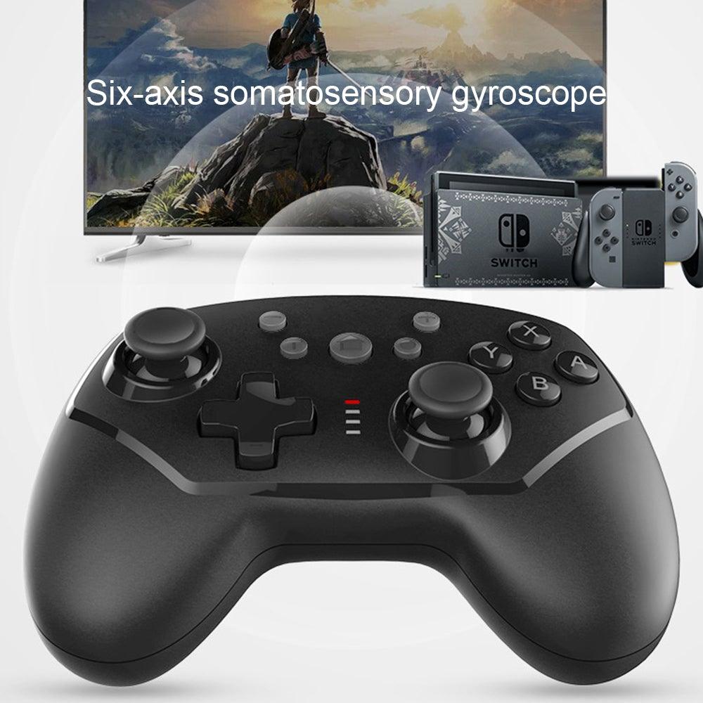 Manette de jeu Bluetooth sans fil durable avec vibration, compatible avec PC et ordinateur portable