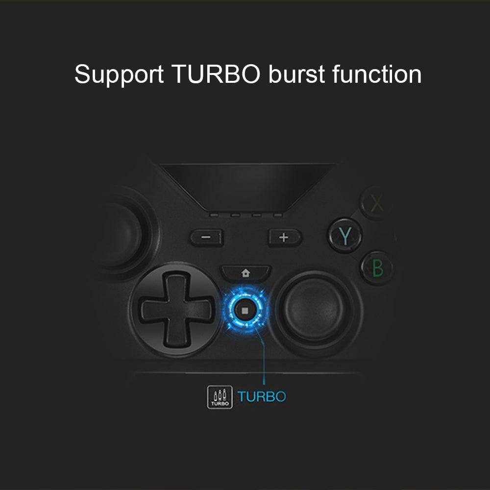 Manette de jeu Bluetooth sans fil durable avec vibration, compatible avec PC et ordinateur portable