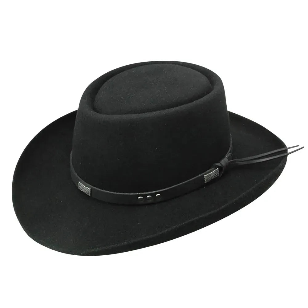 Chapeau Stetson Dice - Feutre de laine type Gambler