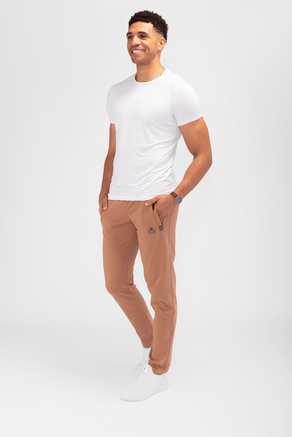Pantalon de jogging athlétique confortable toute la journée - Fuselé (Coupe longue)