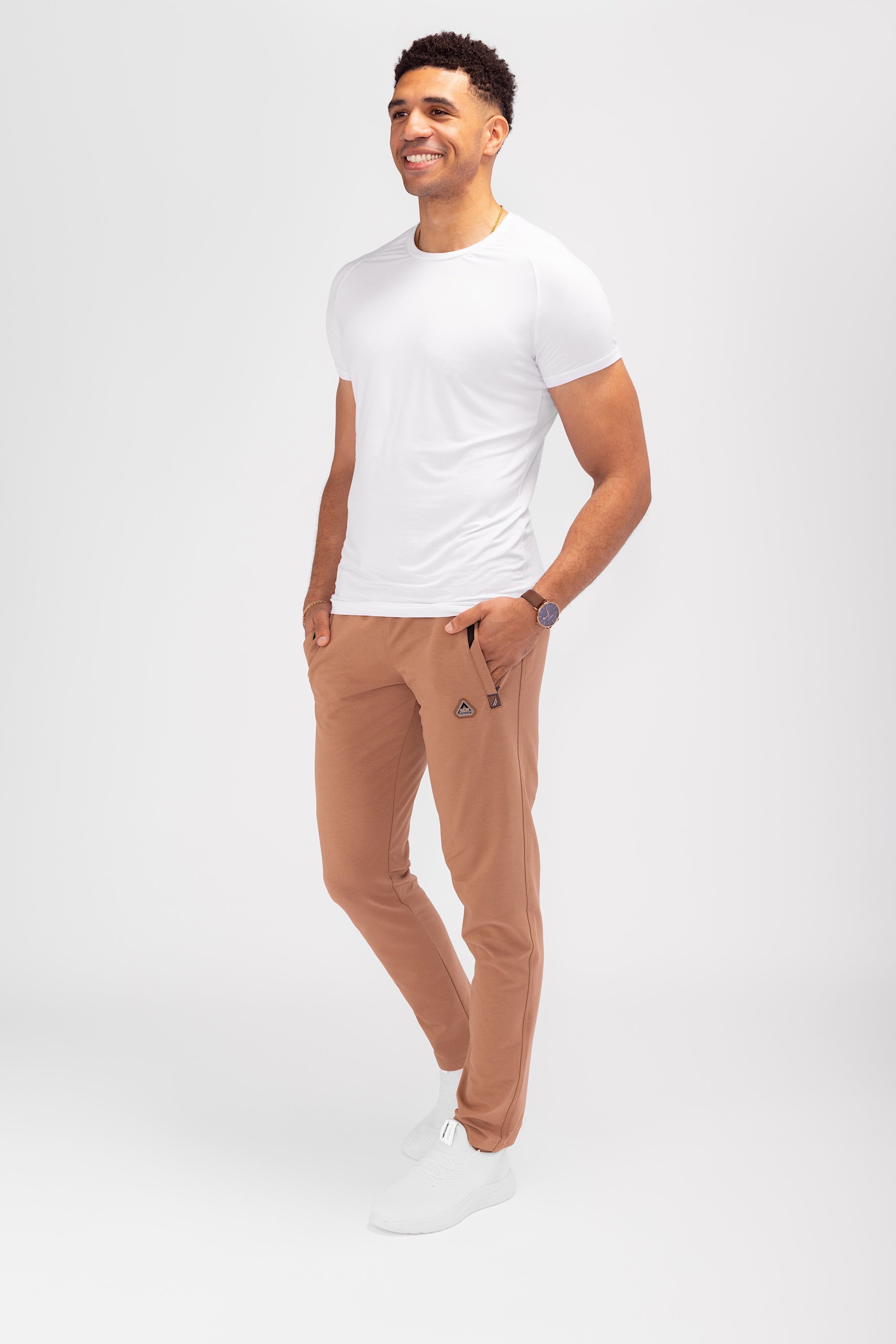Pantalon de jogging athlétique confortable toute la journée - Fuselé (Coupe longue)