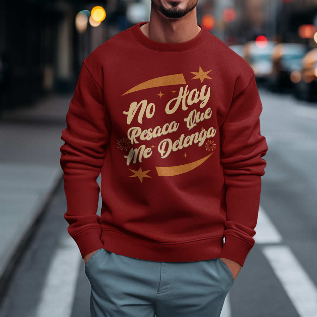 No Hay Resaca Que Me Detenga 2027 Nuevo Año Latino Happy New Year Crewneck Sweater | Funny NYE | 3 Colors