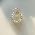 Mini barrettes rondes à perles douces pour femmes, pinces à cheveux chic, épingles à cheveux en forme de crabe, accessoires de coiffure magnifiques et tendance pour femmes