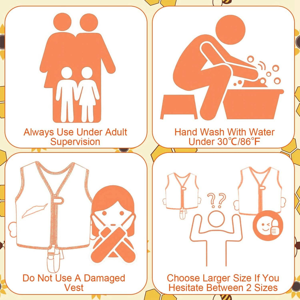 Gilet de flottaison pour enfants avec sangle d'entrejambe réglable