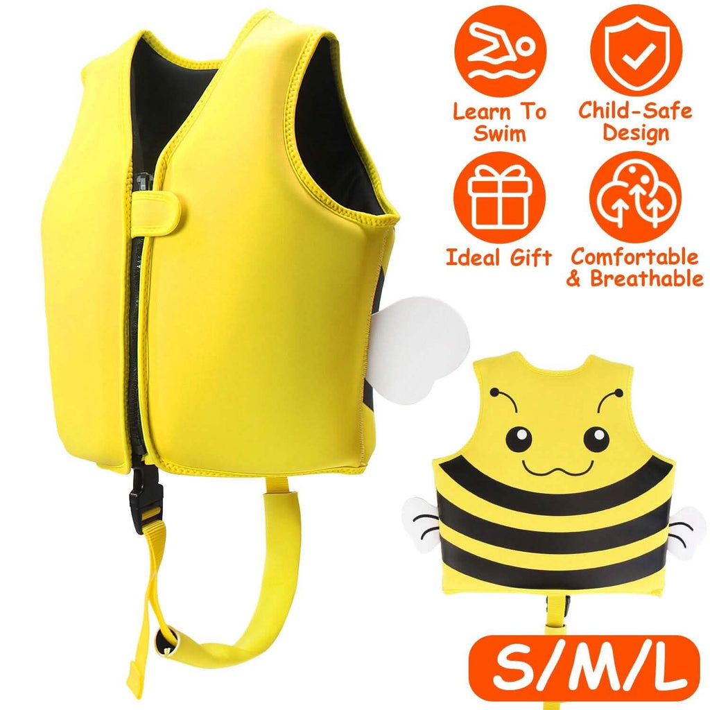 Gilet de flottaison pour enfants avec sangle d'entrejambe réglable