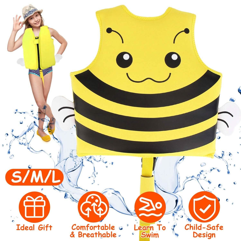 Gilet de flottaison pour enfants avec sangle d'entrejambe réglable