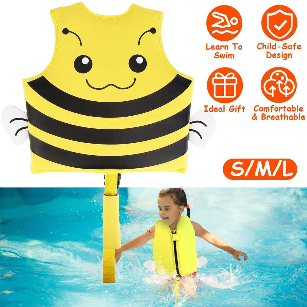 Gilet de flottaison pour enfants avec sangle d'entrejambe réglable