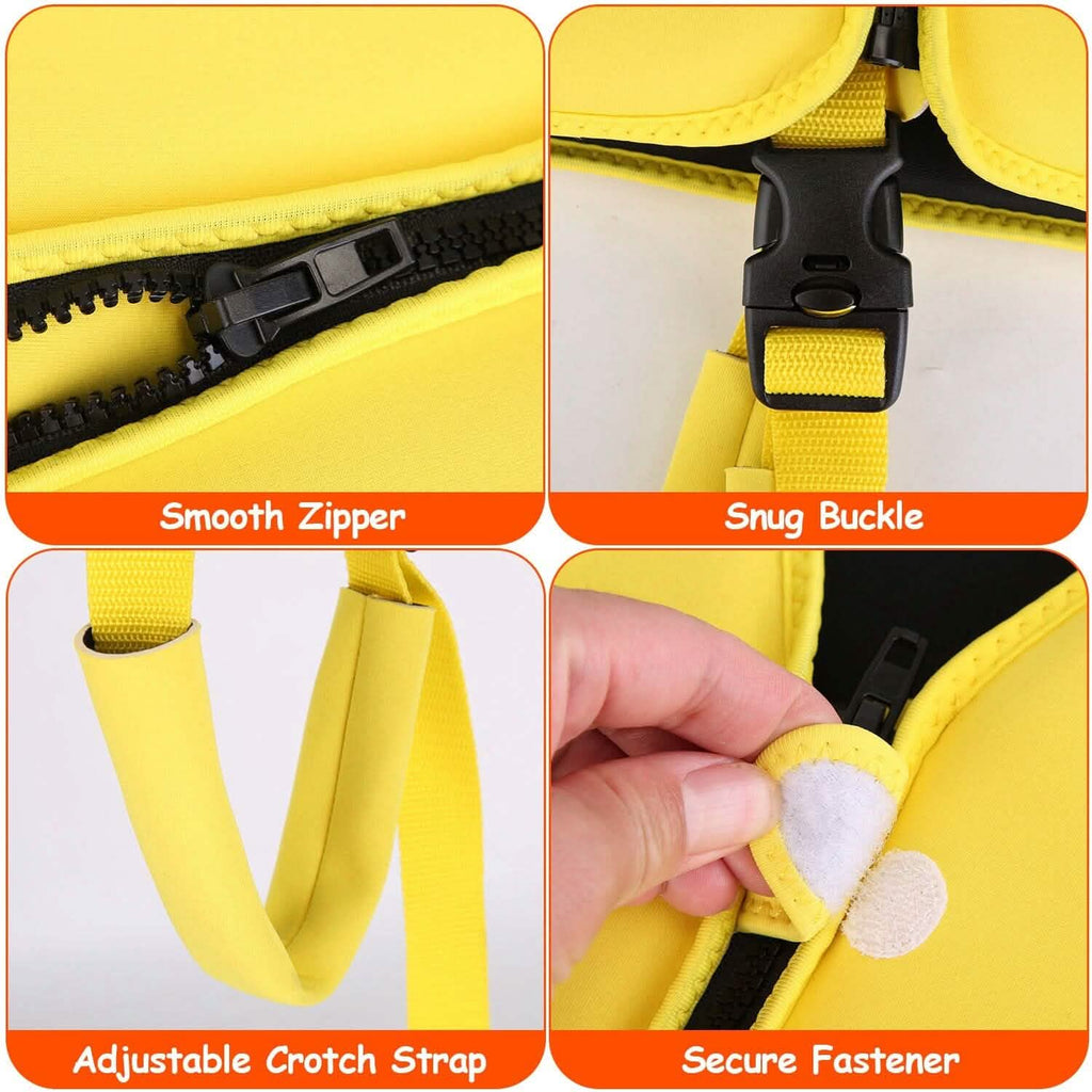 Gilet de flottaison pour enfants avec sangle d'entrejambe réglable