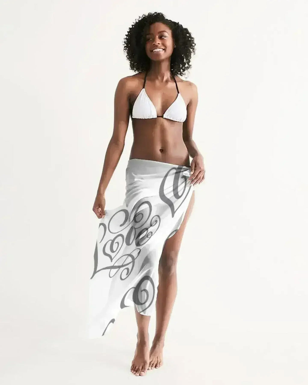 Cache-maillot gris Sheer Love