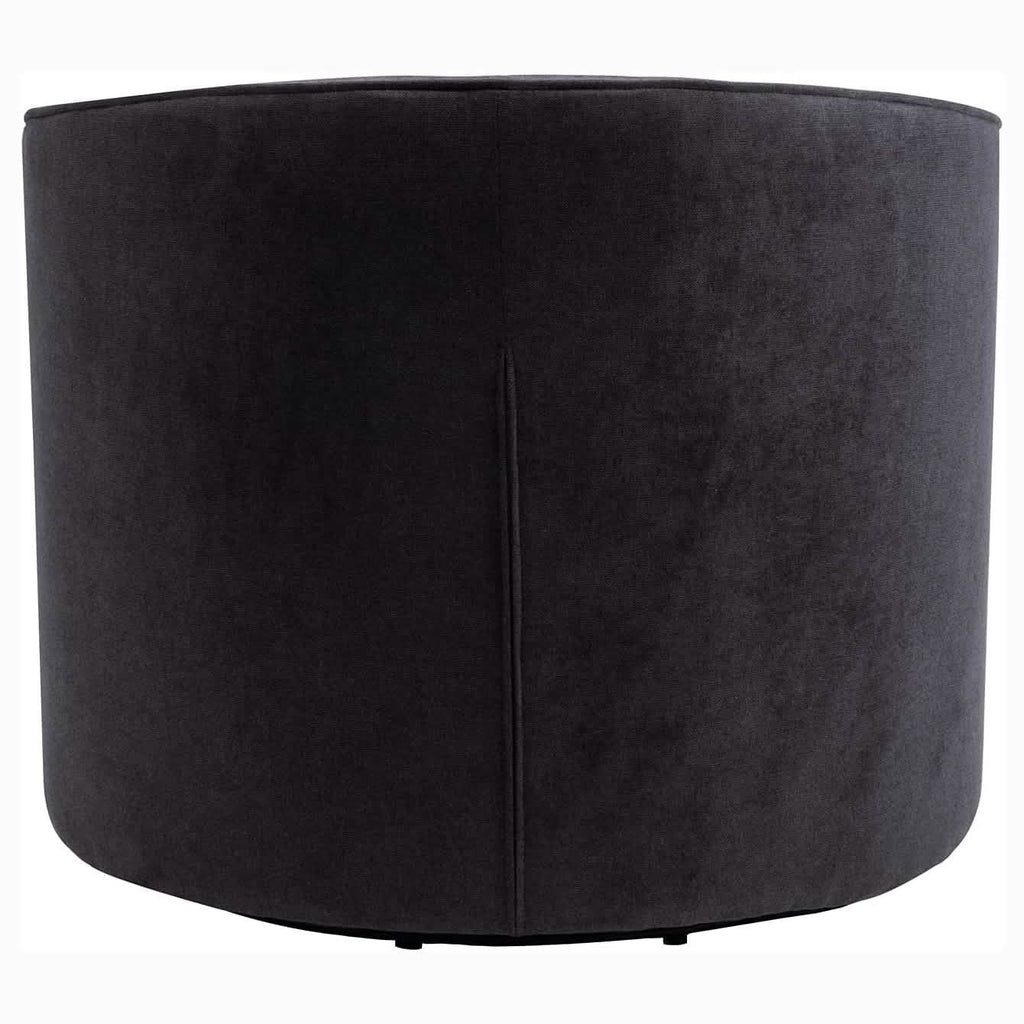 Fauteuil de lecture pivotant en tissu de lin