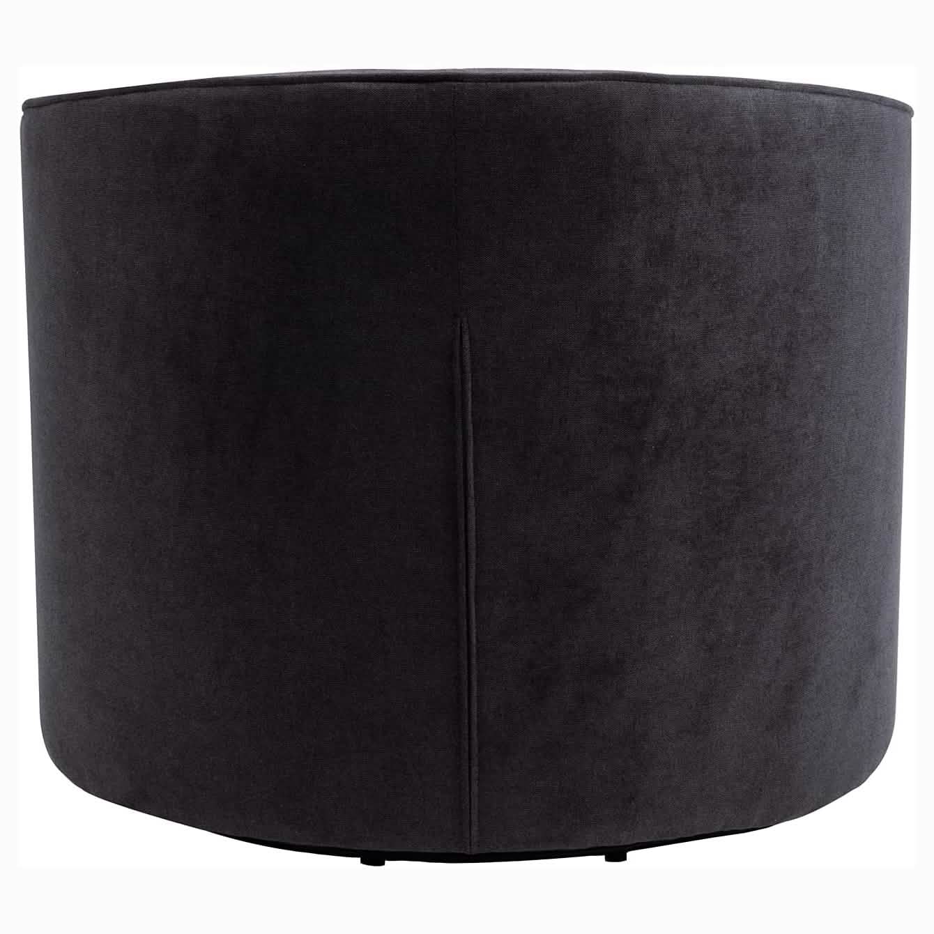 Fauteuil de lecture pivotant en tissu de lin