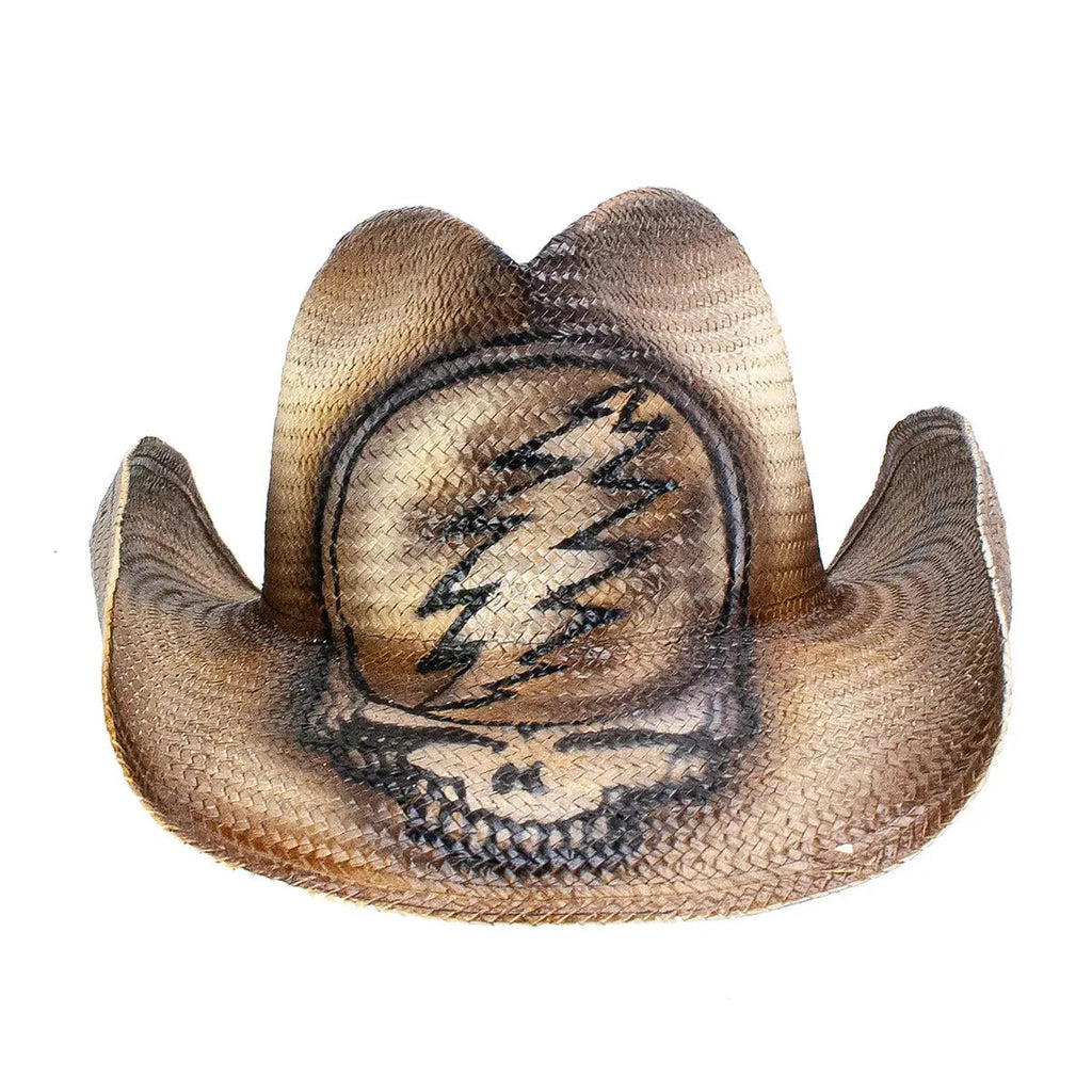 Peter Grimm Grateful Dead SYF Nothing But A Good Time (Marron) - Chapeau de cow-boy en paille