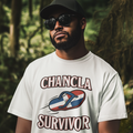 T-shirt survivant de la chancleta de la République Dominicaine | Design drôle de blague sur les chancletas Fierté latine T-shirts viraux amusants | R.D. | Unisexe