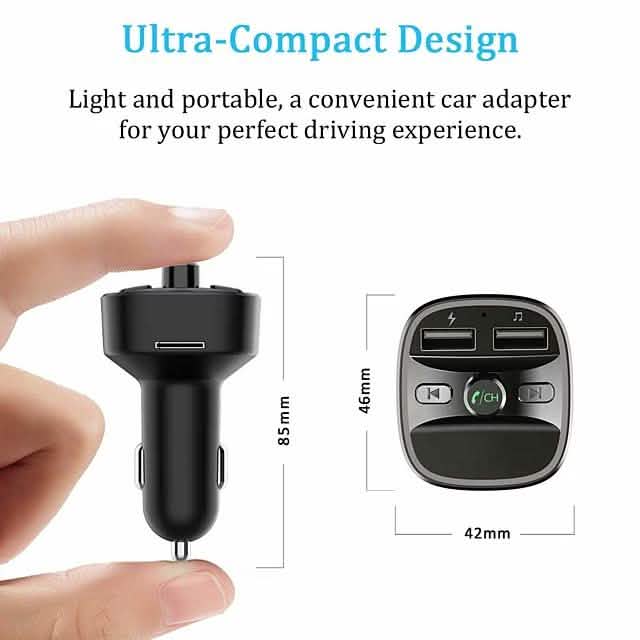 Transmetteur FM Bluetooth 5.0 T25 pour voiture