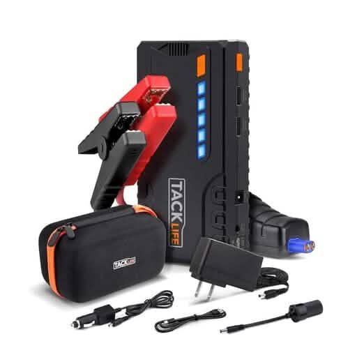 Démarreur de voiture T6 800A Peak 18000mAh