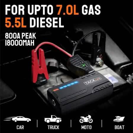 Démarreur de voiture T6 800A Peak 18000mAh