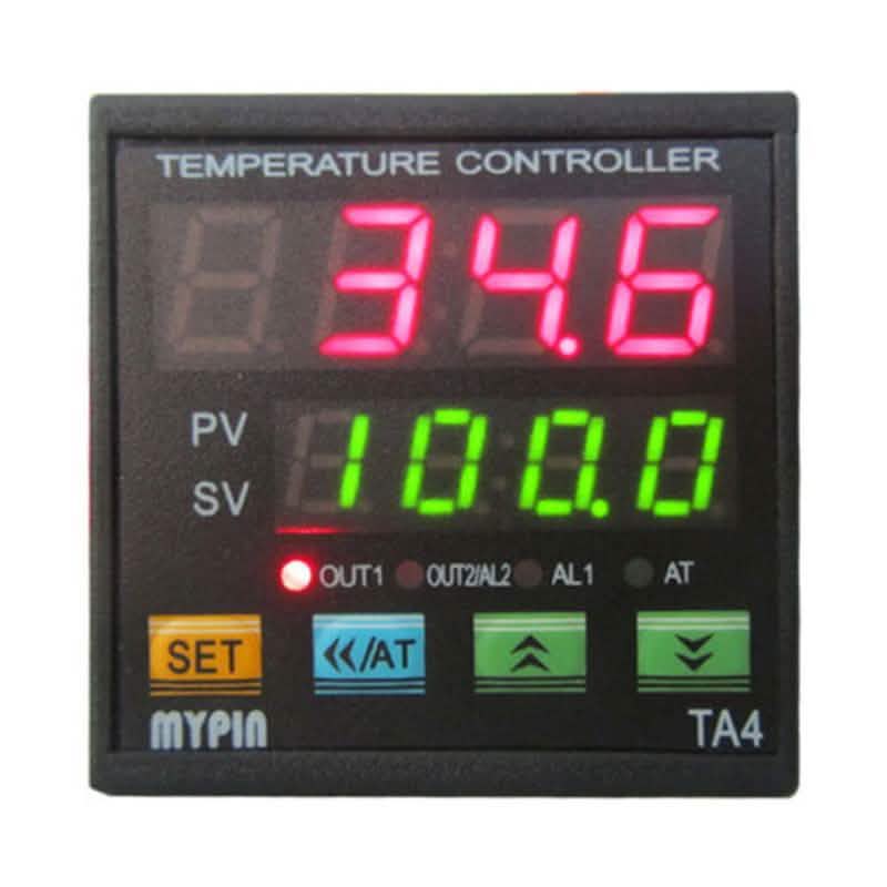 Régulateur de température numérique PID TA4-SNR 1 sortie relais d'alarme TC/RTD