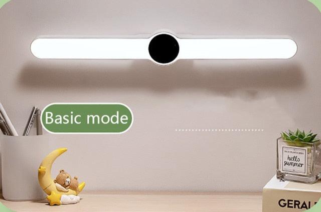 Lampe de table Lampe de bureau USB Lampe de chevet LED magnétique Lampe de bureau pour étude ou bureau Rechargeable Lampe de chambre de chevet pour enfants Lampe de table décorative Jolies lampes d'étude pour la décoration de la chambre