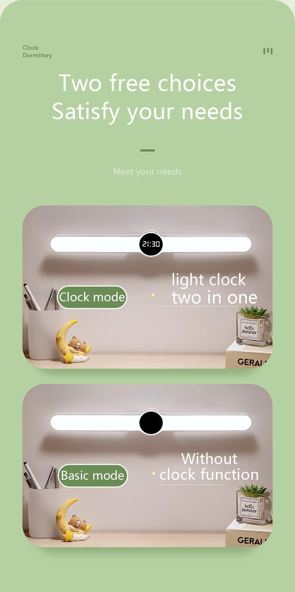 Lampe de table Lampe de bureau USB Lampe de chevet LED magnétique Lampe de bureau pour étude ou bureau Rechargeable Lampe de chambre de chevet pour enfants Lampe de table décorative Jolies lampes d'étude pour la décoration de la chambre