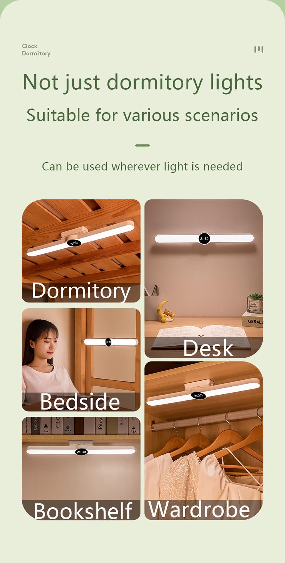 Lampe de table Lampe de bureau USB Lampe de chevet LED magnétique Lampe de bureau pour étude ou bureau Rechargeable Lampe de chambre de chevet pour enfants Lampe de table décorative Jolies lampes d'étude pour la décoration de la chambre