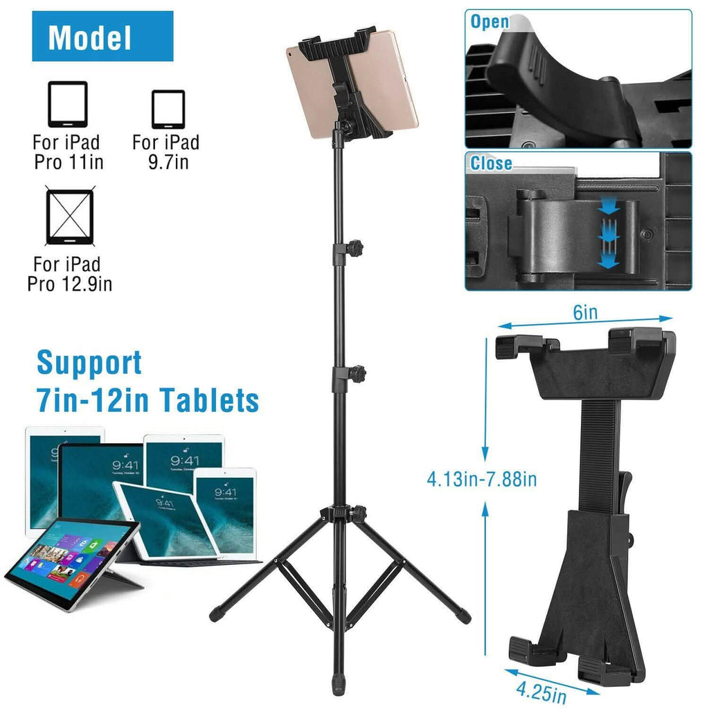 Trépied de tablette rotatif à 360° pour montage sur table
