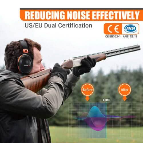 TACKLIFE Casque antibruit, protection auditive SNR 34 dB HNRE1